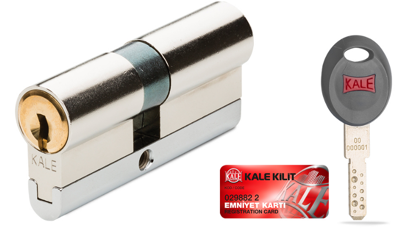 TÜPTEN ŞİFRELİ SİLİNDİRLİ 90 MM KUMLU NİKEL 5 A.