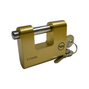 YALE 60 MM OVAL KAYAR PİMLİ PİRİNÇ ASMA KİLİT