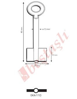 GKA 11D KADEMELİ KASA