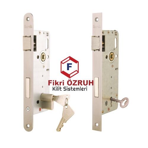 ÖZRUH 45 mm PASLANMAZ T9  SİLİNDİRLİ KİLİ
