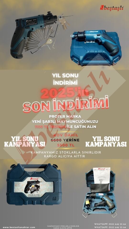 PROTER 7.2 MOTOR CERMAN AÇMA SETİ