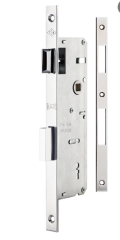 GÖMME KAPI KİLİDİ TEK ANAHTARLI 40 MM  OVAL NİKEL