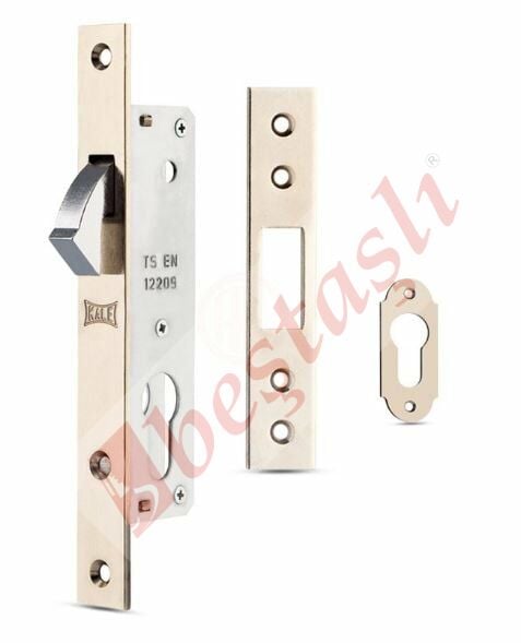 SİLİNDİRLİ SÜRME KAPI KİLİT SATEN 20 MM GÖVDE