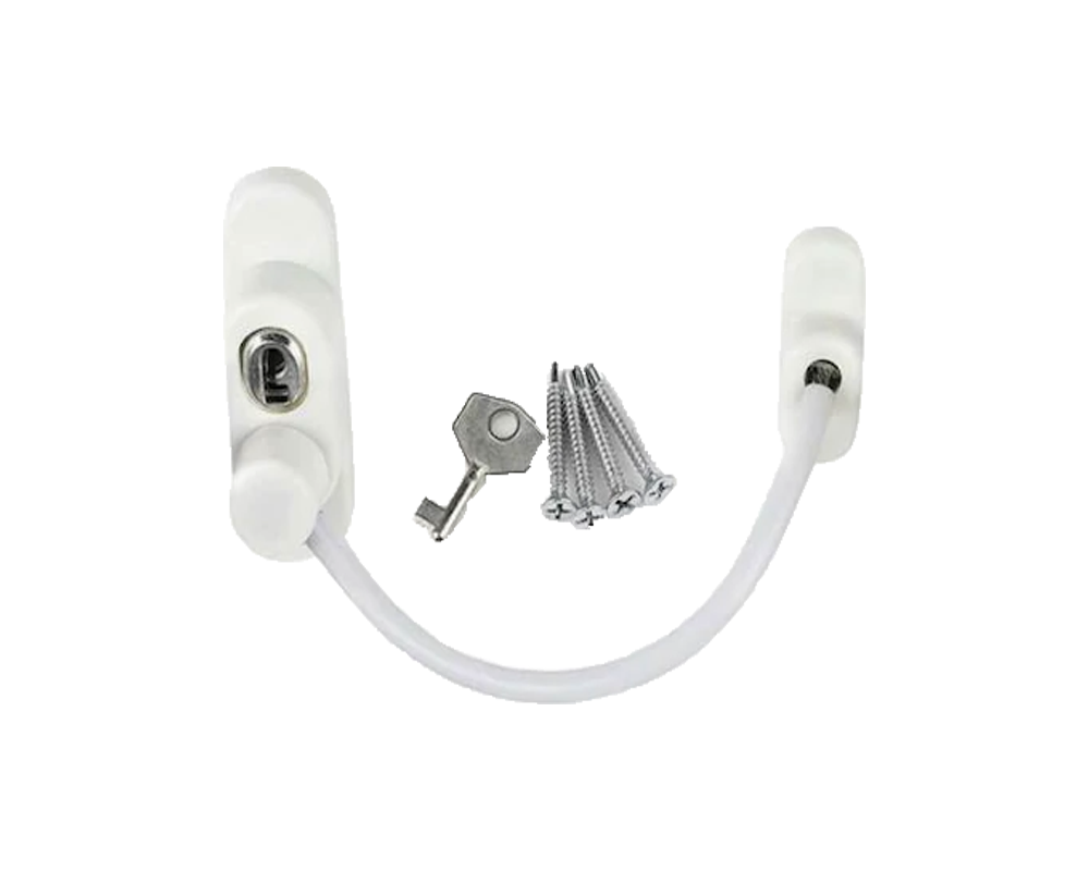 PVC HALATLI EMNİYET KİLİDİ BEYAZ