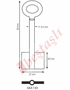 GKA 13D KADEMELİ KASA
